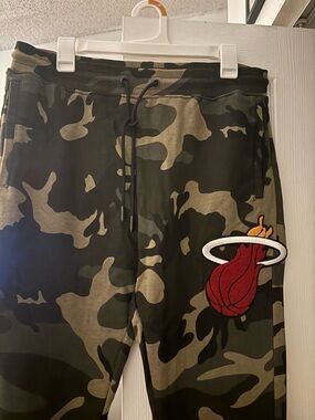 Camo Men’s Jogger Shorts with Heat Logo